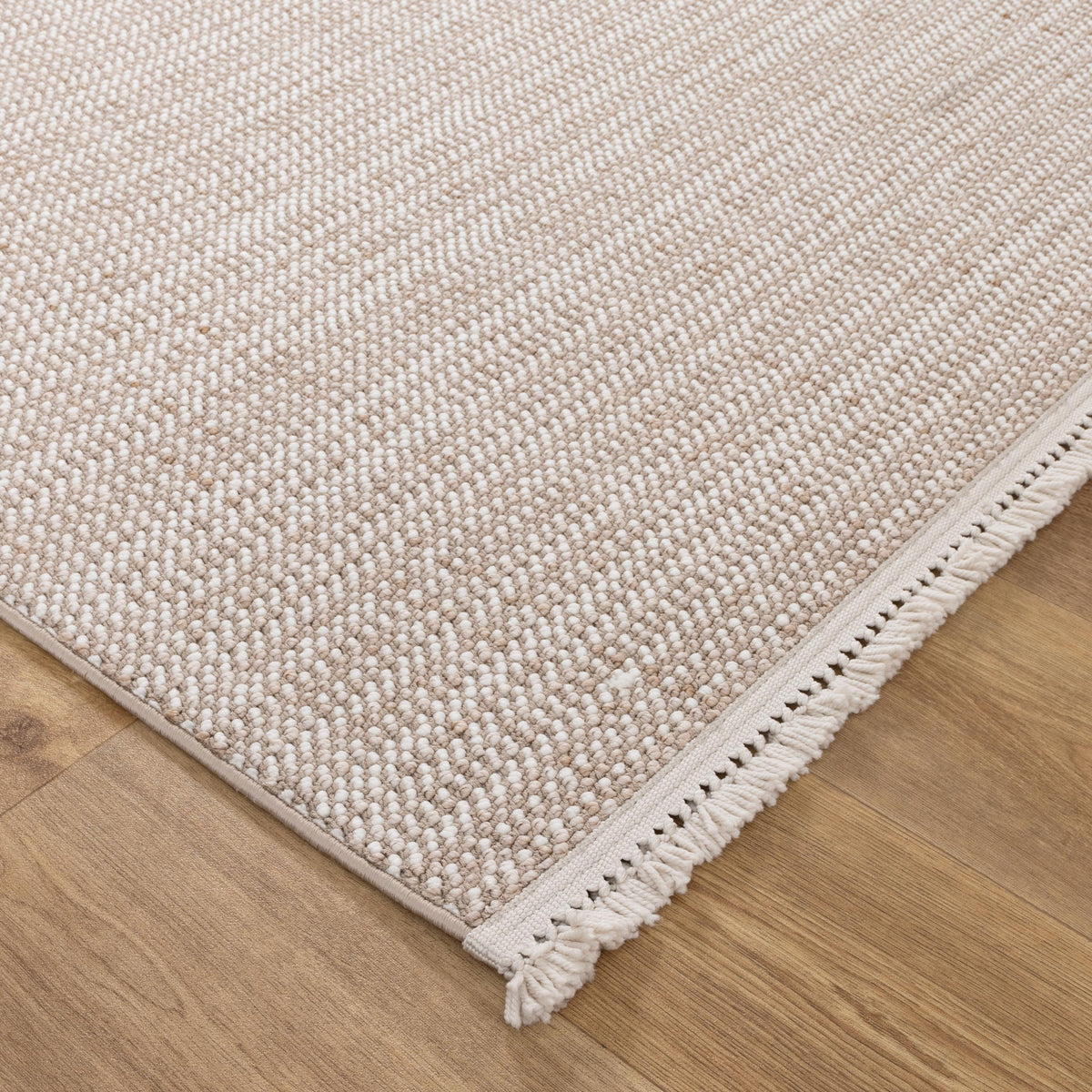 Berno Ivory Beige Loop Rug - B008 – view 3
