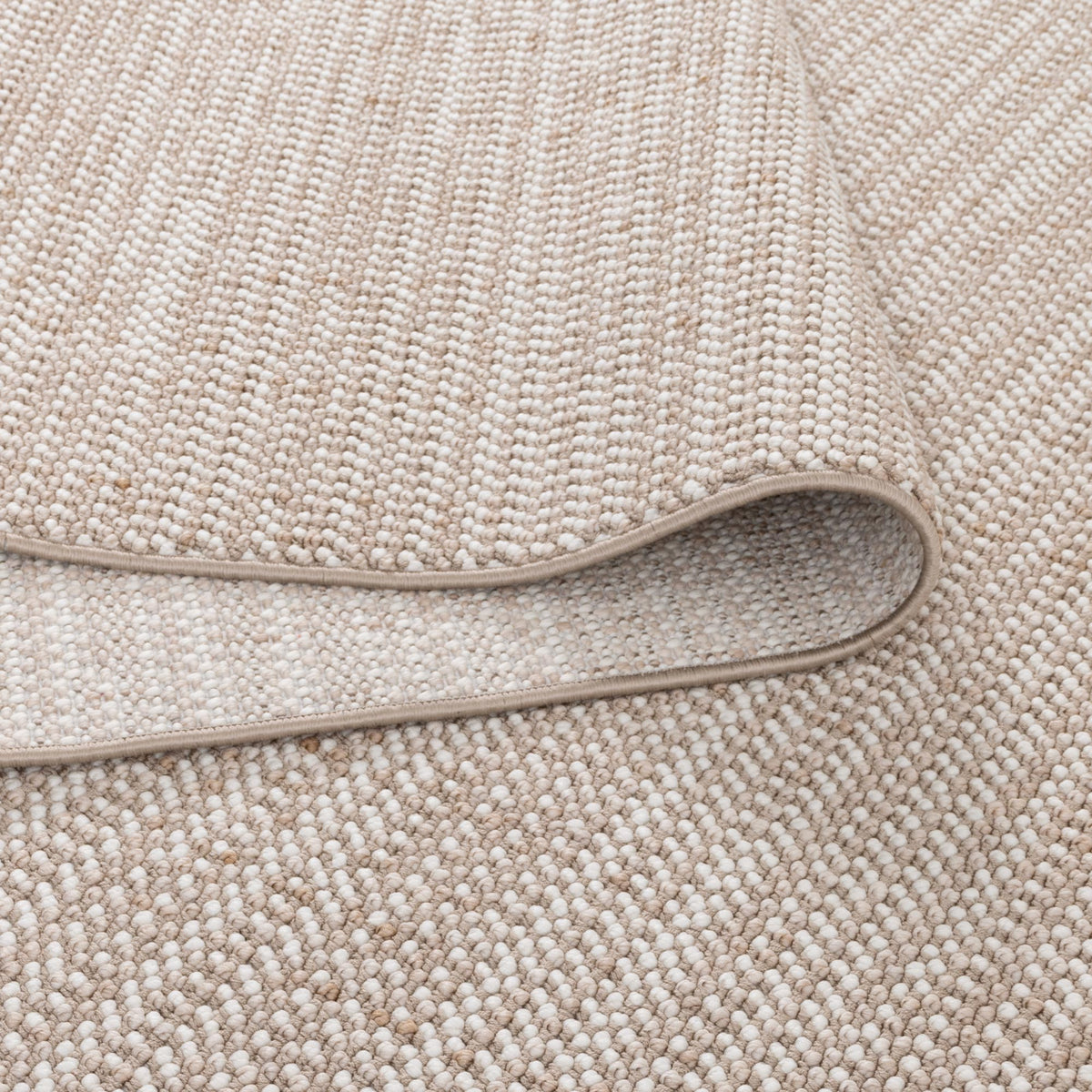Berno Ivory Beige Loop Rug - B008 – view 4
