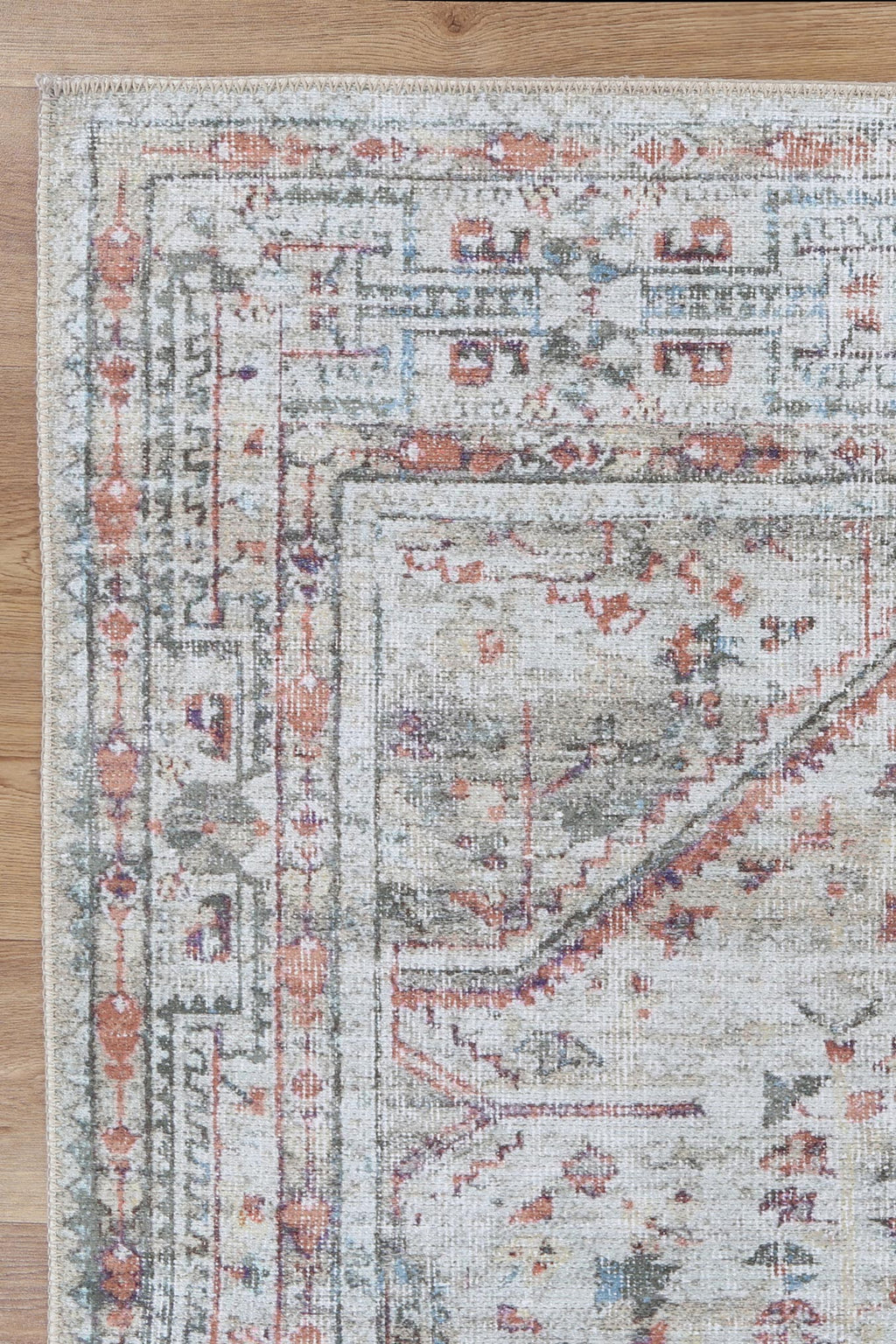 Babylon Nippur Multi Washable Rug - VTL0027-01 – view 3