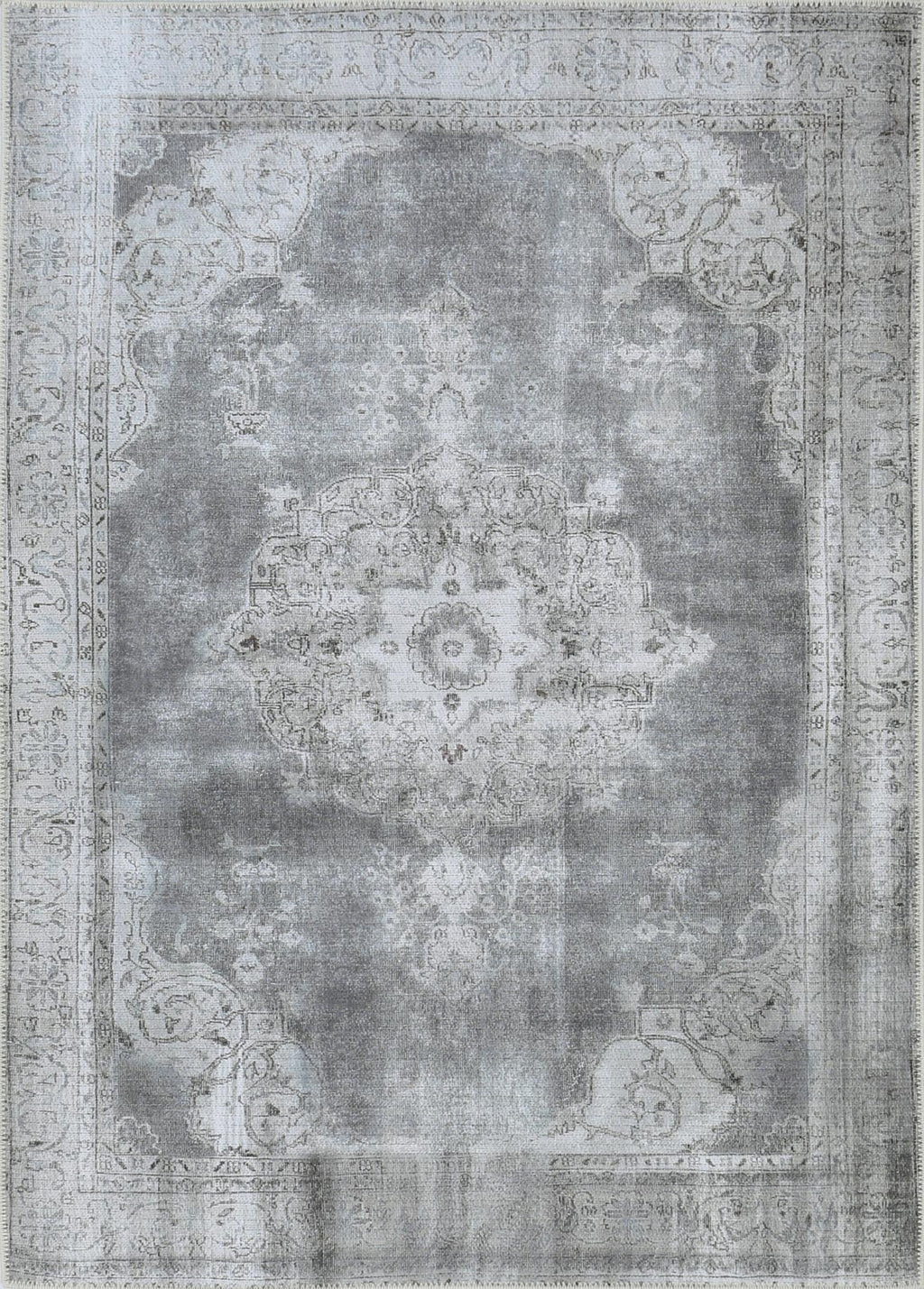 Babylon Isin Light Grey Washable Rug - VTL1192-01 – view 4