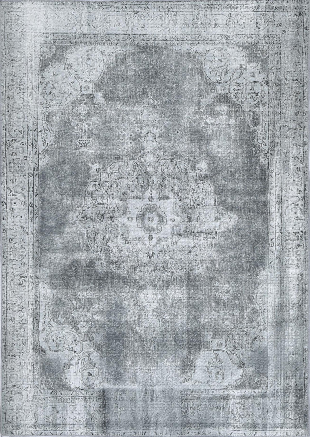 Babylon Isin Dark Grey Washable Rug - VTL1192-02 – view 4