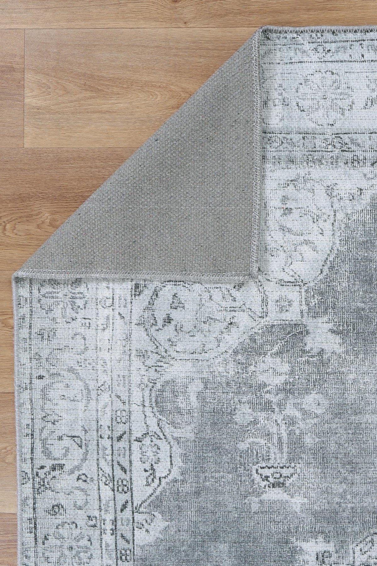Babylon Isin Dark Grey Washable Rug - VTL1192-02 – view 2