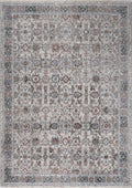 Baile Vintage Cedercroft Beige/Rust Rug full design