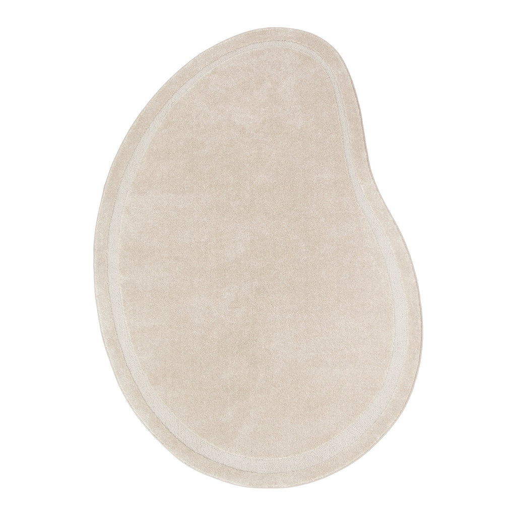 Nessa N700 Beige Jellybean Rug – view 2