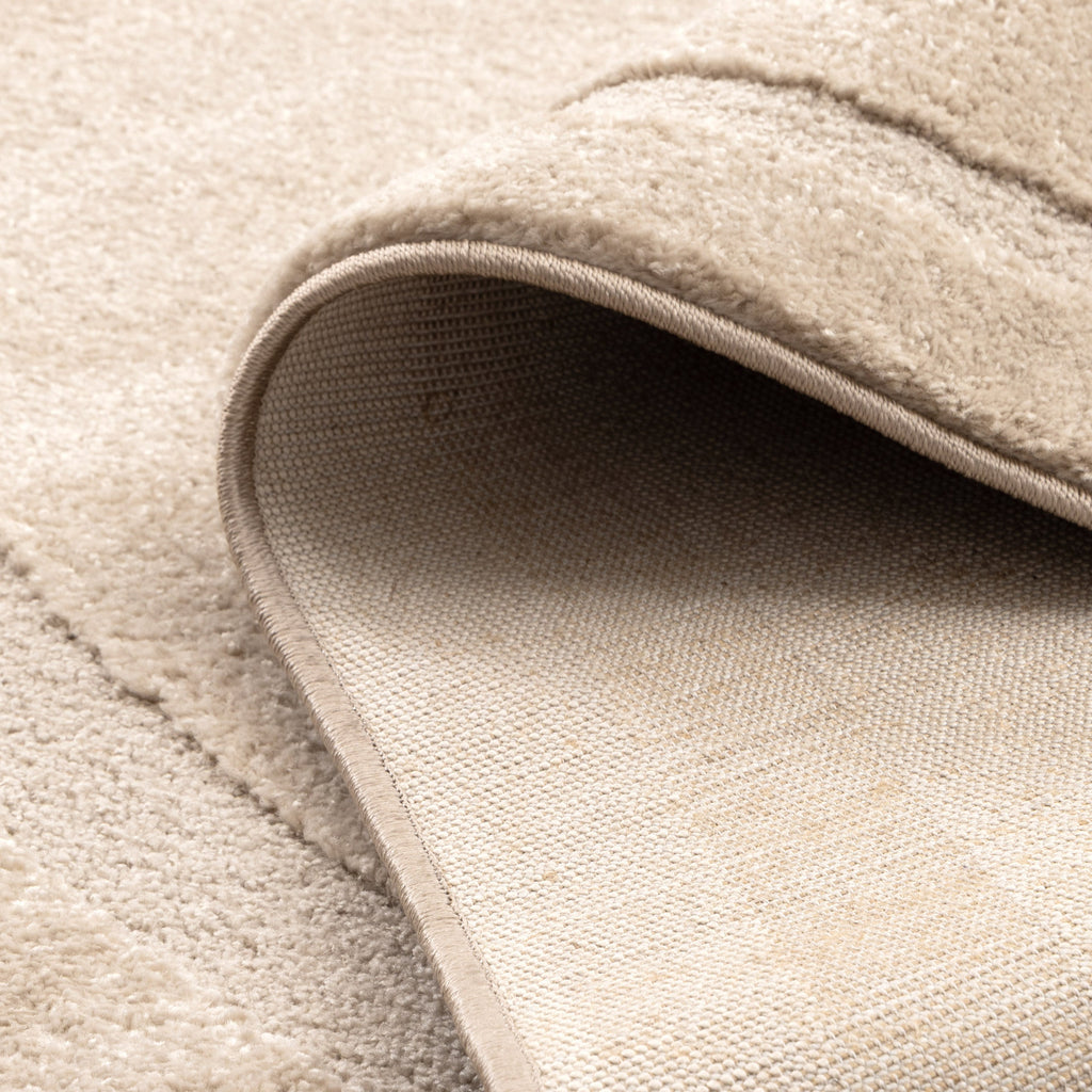 Nessa N700 Beige Jellybean Rug – view 4