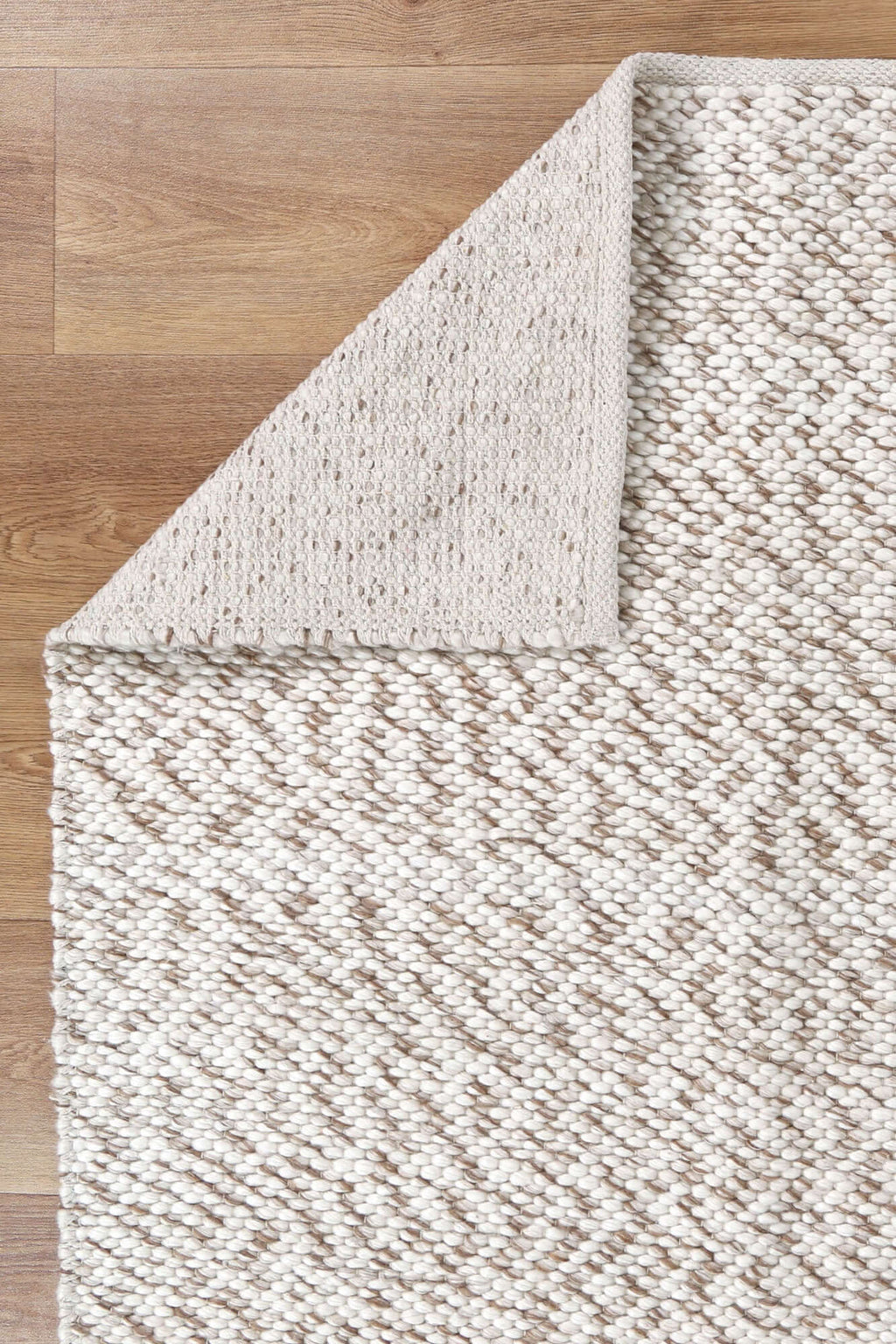 Tangier Beige Wool Rug texture