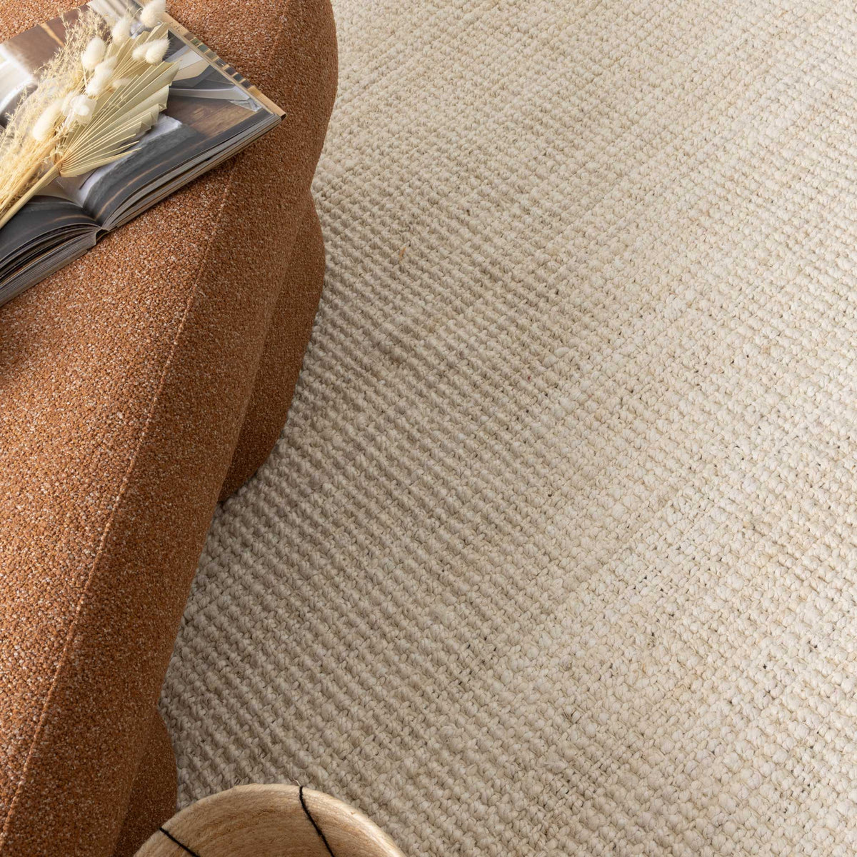 Bengal Bleached Jute Rug – view 5