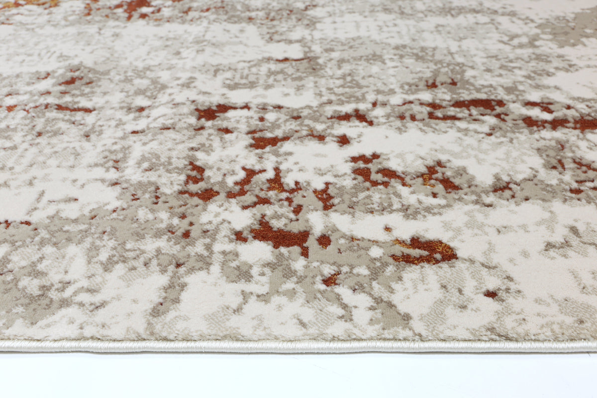 Bohemian Paradise One Modern Beige Terracotta Rug - 01BTER – view 3