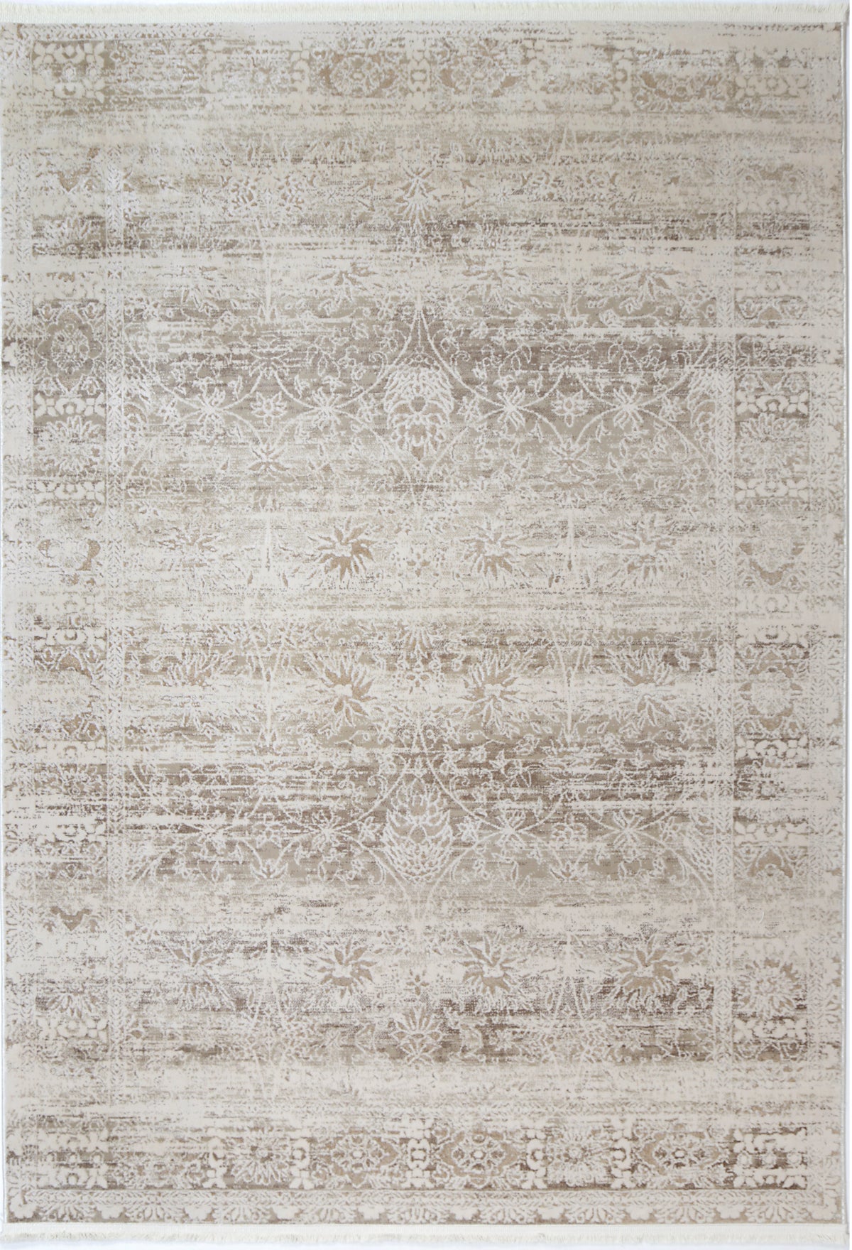 Bohemian Paradise Solid Beige Modern Rug - 02BEIG – view 2