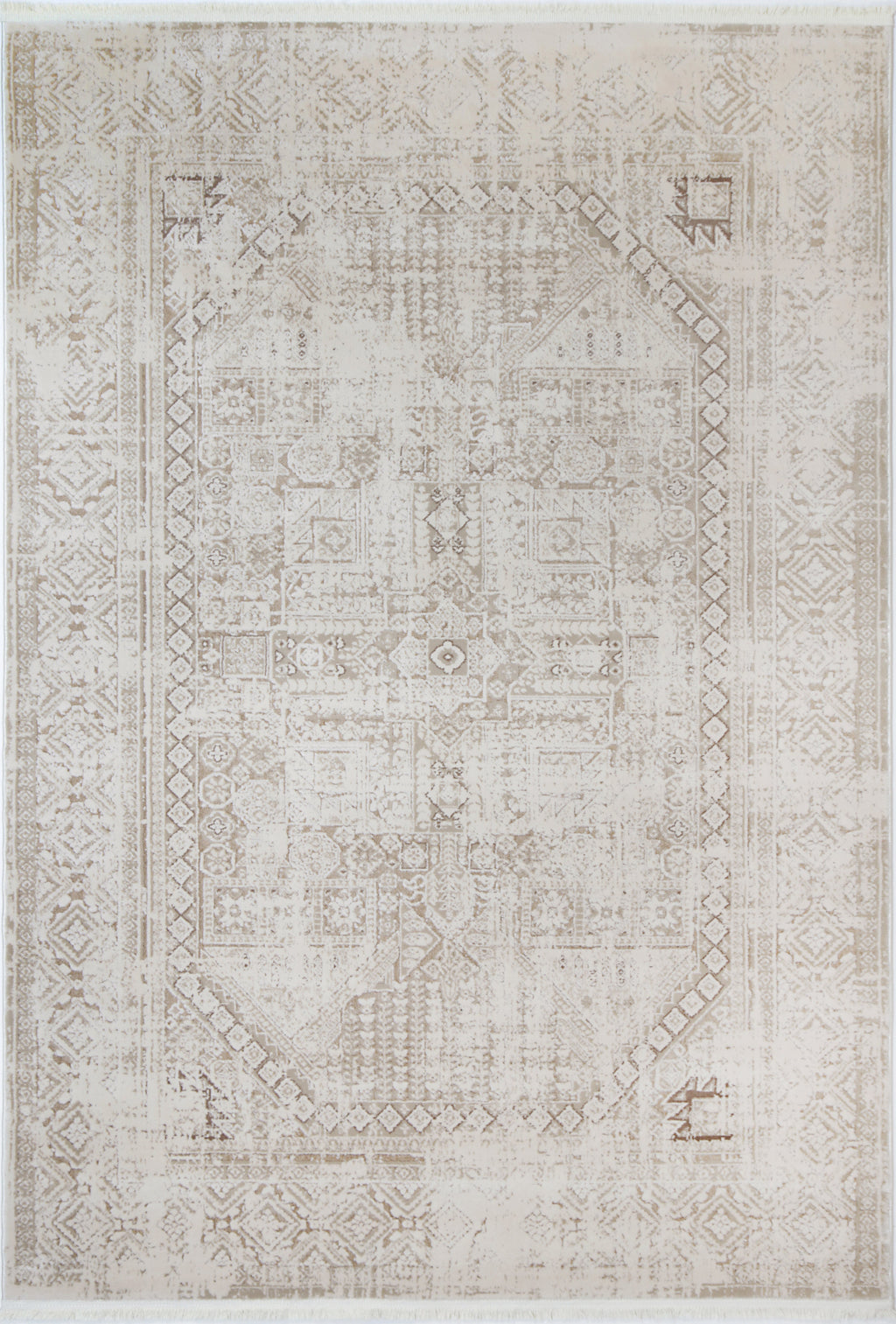 Bohemian Paradise Panel Beige Rug - 03BEIG – view 2