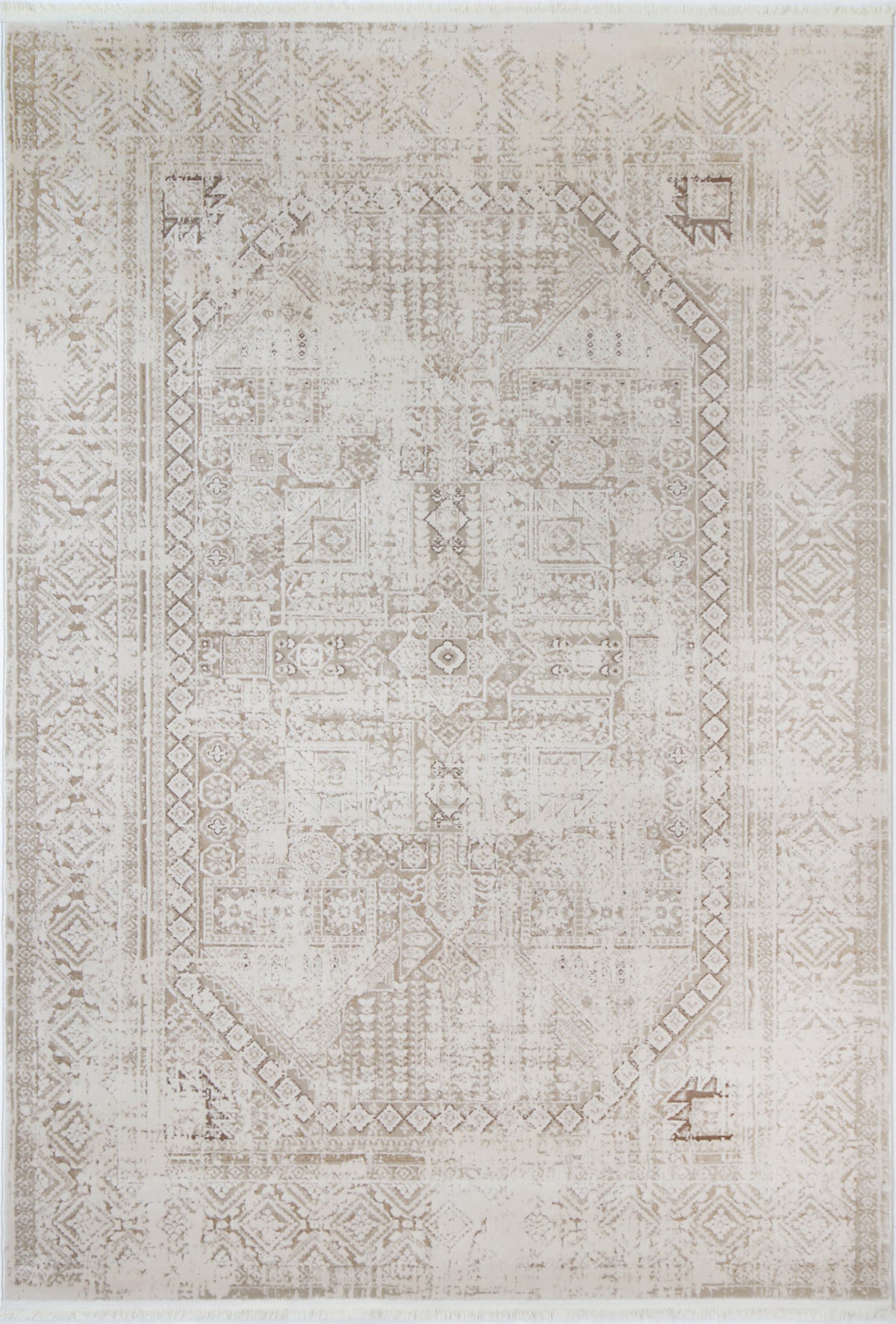 Bohemian Paradise Panel Beige Rug - 03BEIG – view 2