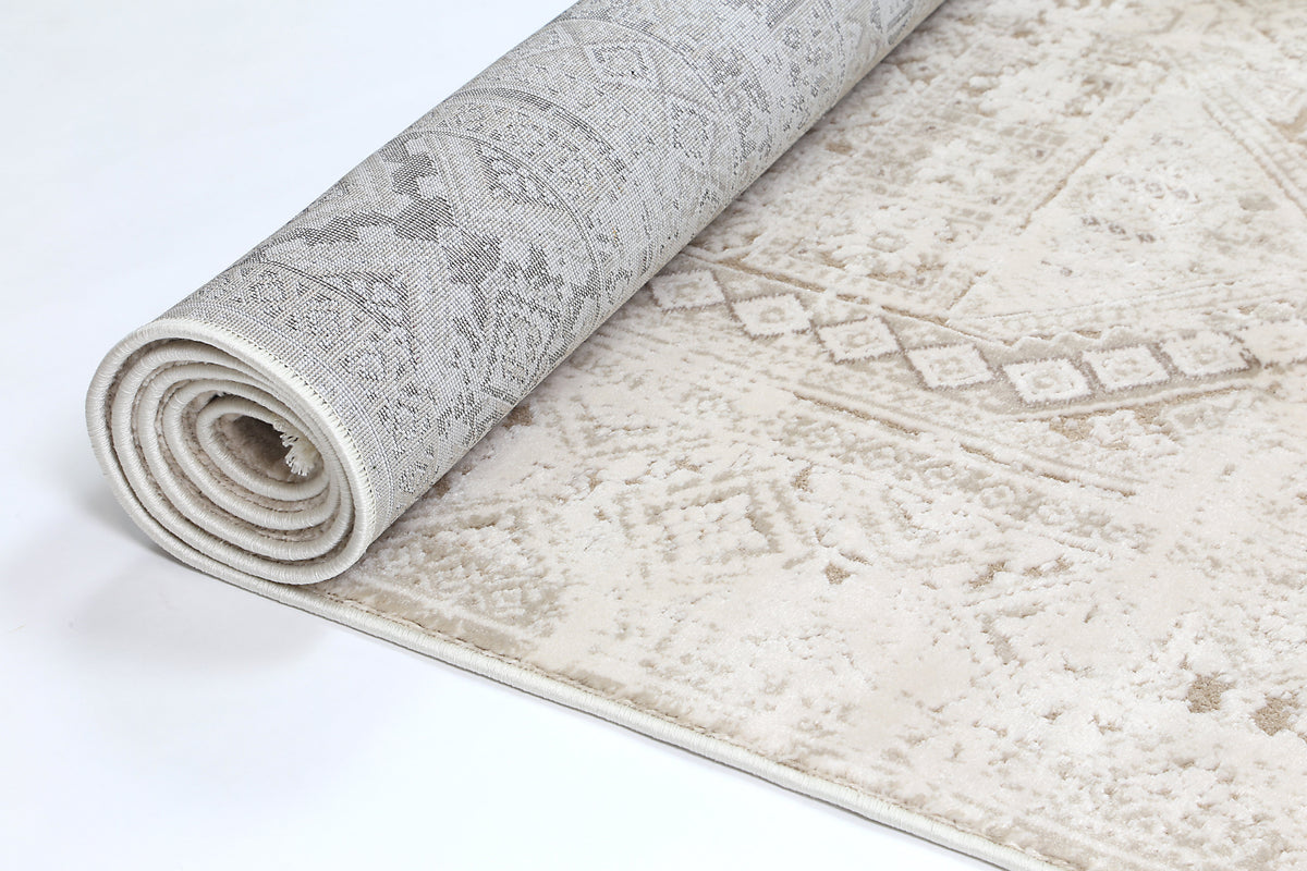 Bohemian Paradise Panel Beige Rug - 03BEIG – view 4