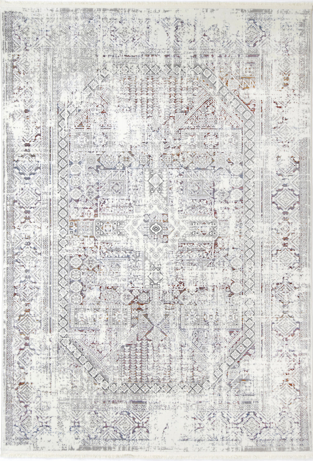 Bohemian Paradise Panel Grey Multi Rug - 03GMUL – view 2