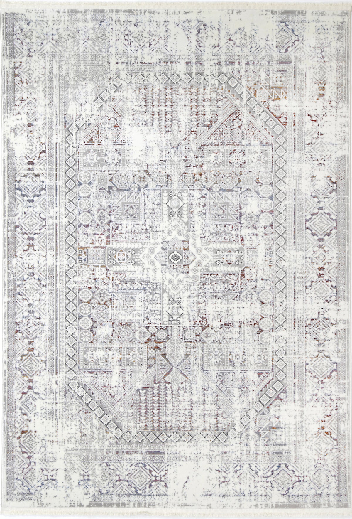 Bohemian Paradise Panel Grey Multi Rug - 03GMUL – view 2