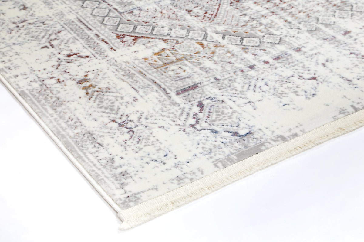 Bohemian Paradise Panel Grey Multi Rug - 03GMUL – view 5