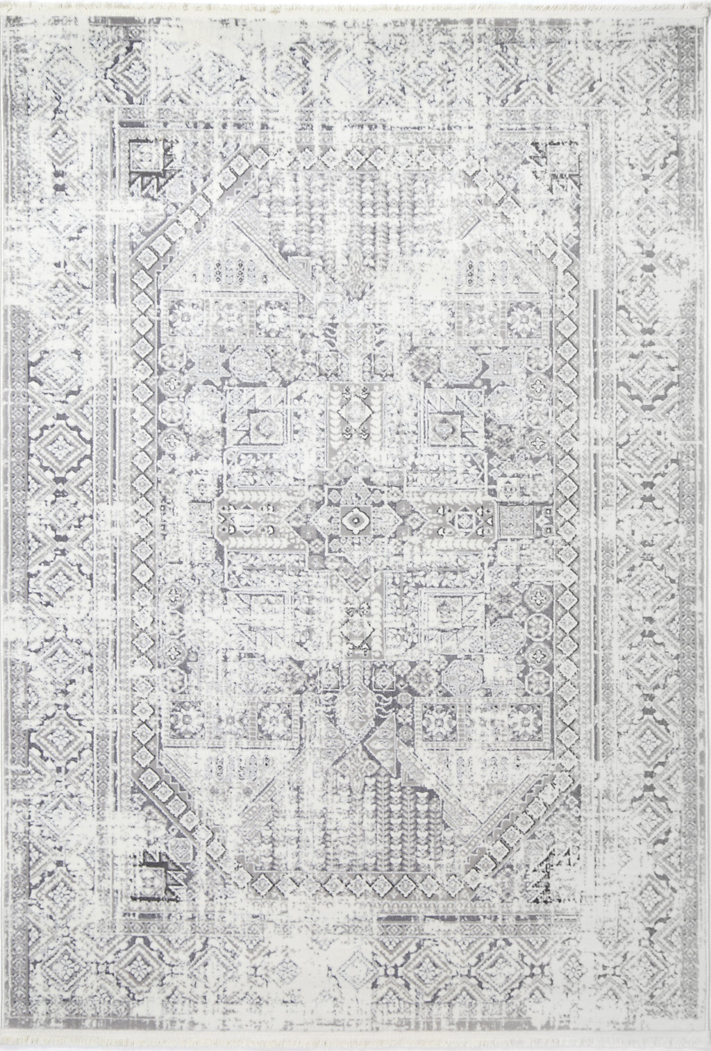Bohemian Paradise Panel Grey Rug - 03GREY – view 2