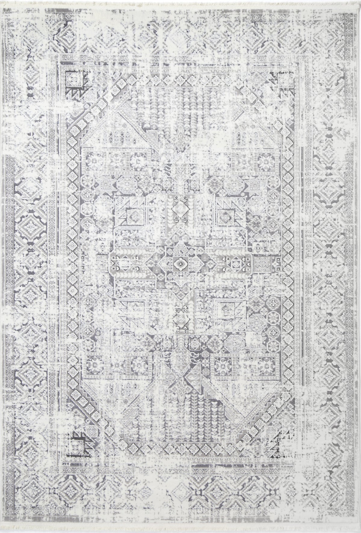 Bohemian Paradise Panel Grey Rug - 03GREY – view 2