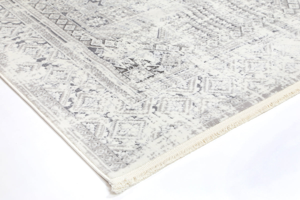 Bohemian Paradise Panel Grey Rug - 03GREY – view 3