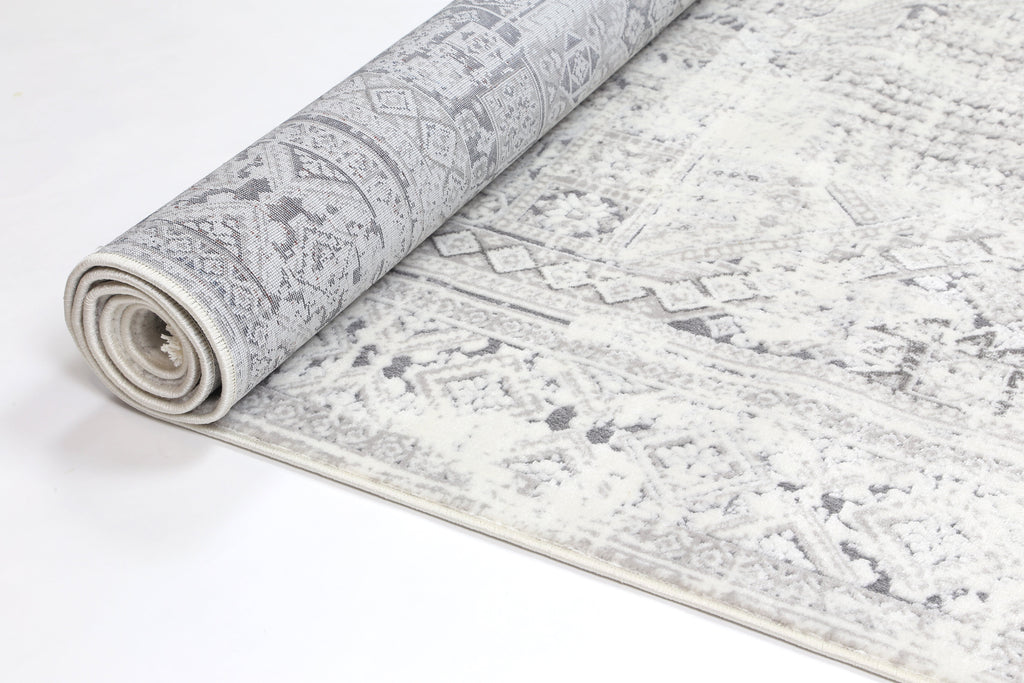 Bohemian Paradise Panel Grey Rug - 03GREY – view 5
