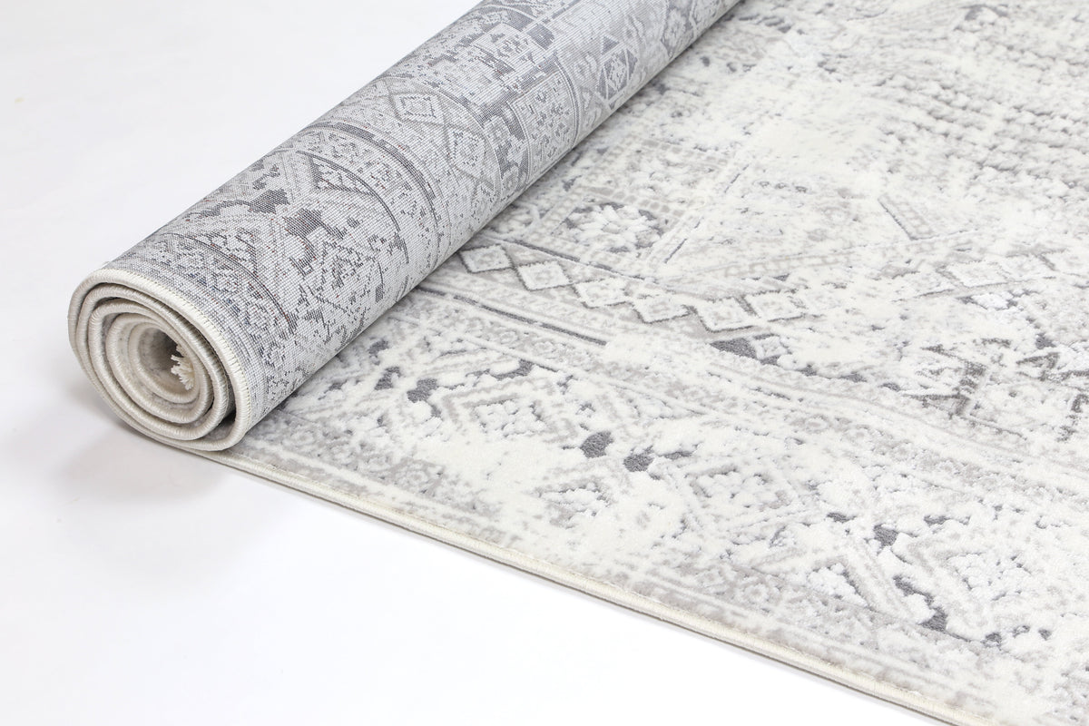 Bohemian Paradise Panel Grey Rug - 03GREY – view 5