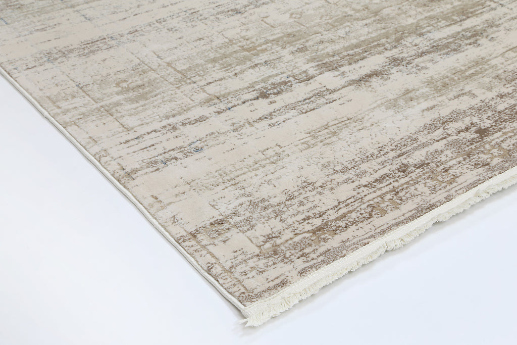 Bohemian Paradise Traditional Beige Blue Rug -04BBLU – view 3