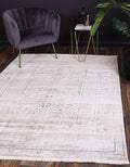 Bohemian Paradise Traditional Beige Multi Rug - 04BMUL styled with furniture