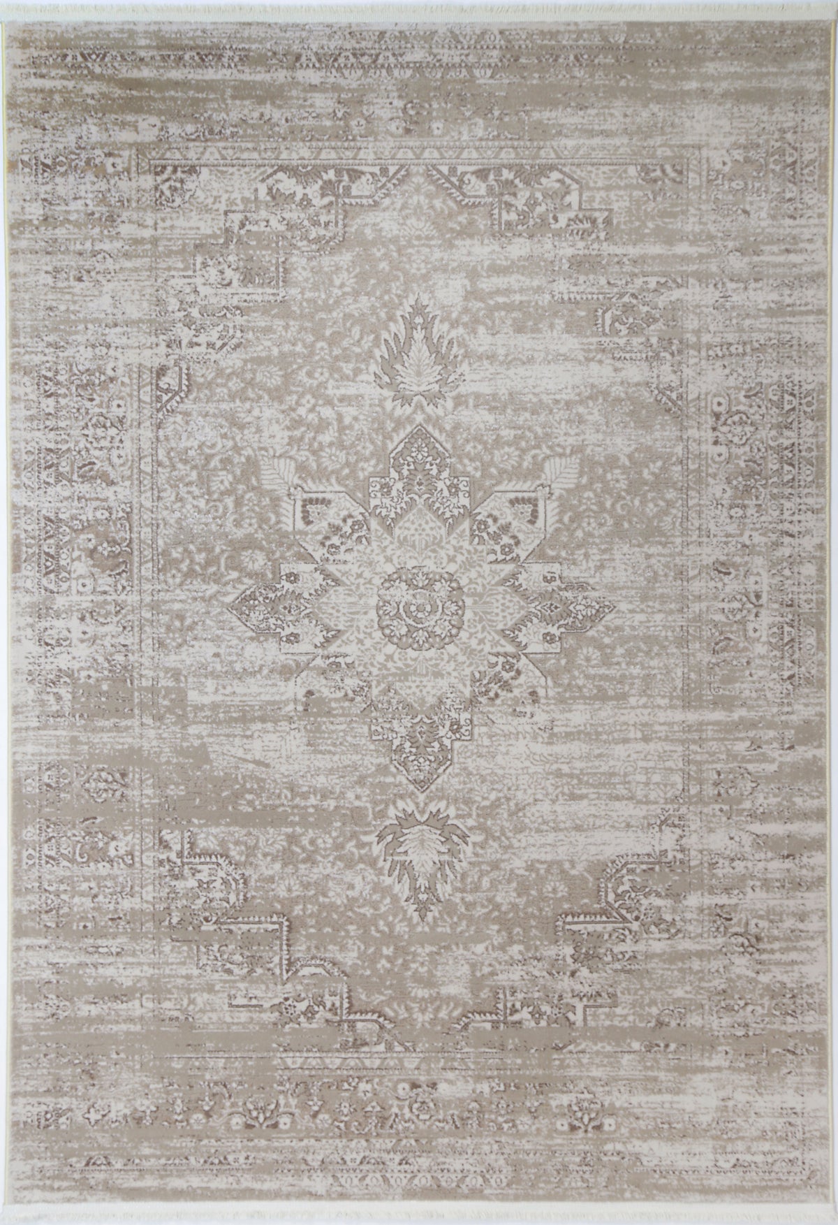 Bohemian Paradise Medallion Beige Rug - 06BEIG – view 2