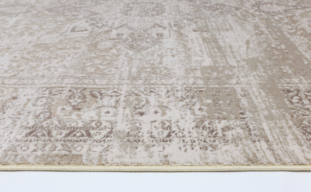 Bohemian Paradise Medallion Beige Rug - 06BEIG – view 4
