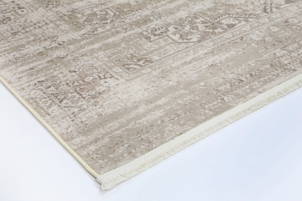 Bohemian Paradise Medallion Beige Rug - 06BEIG – view 3