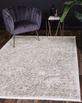 Bohemian Paradise Vintage Beige Rug - 07BEIG styled with furniture