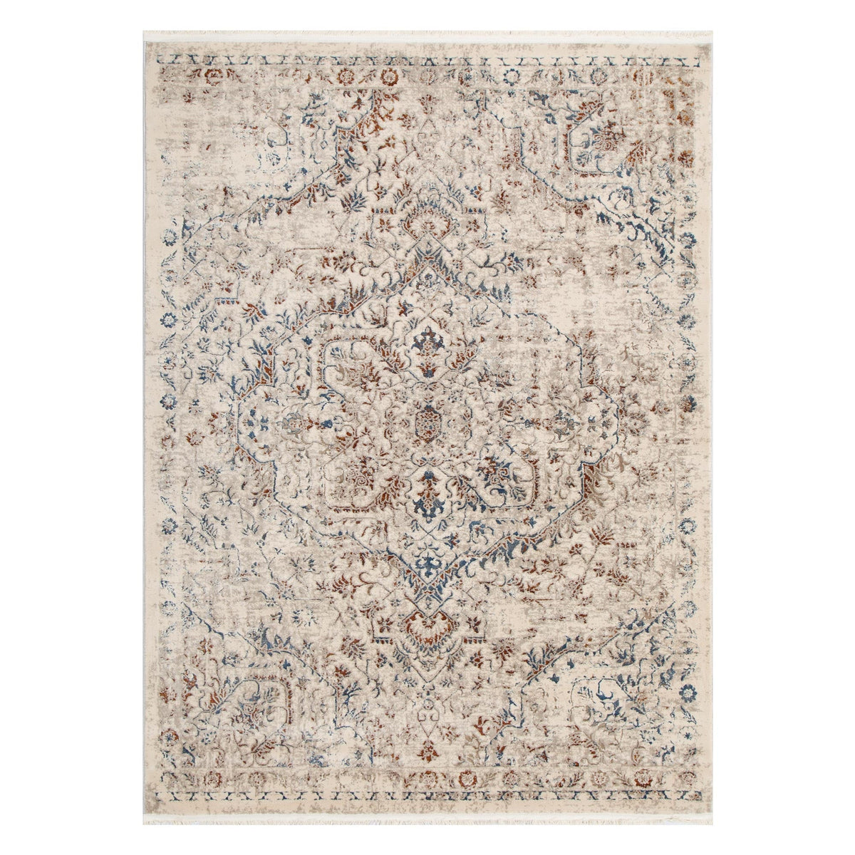 Bohemian Paradise 07BMUL Beige Multicolour Vintage Rug – view 2
