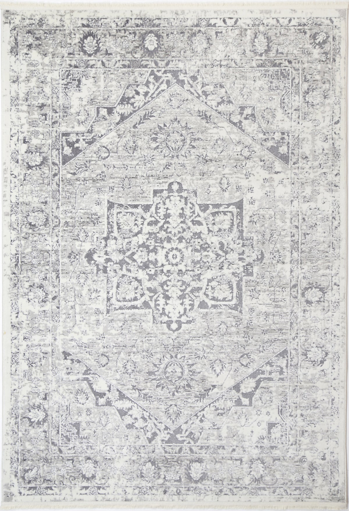 Bohemian Paradise Classic Vintage Grey Rug - 09GREY – view 2