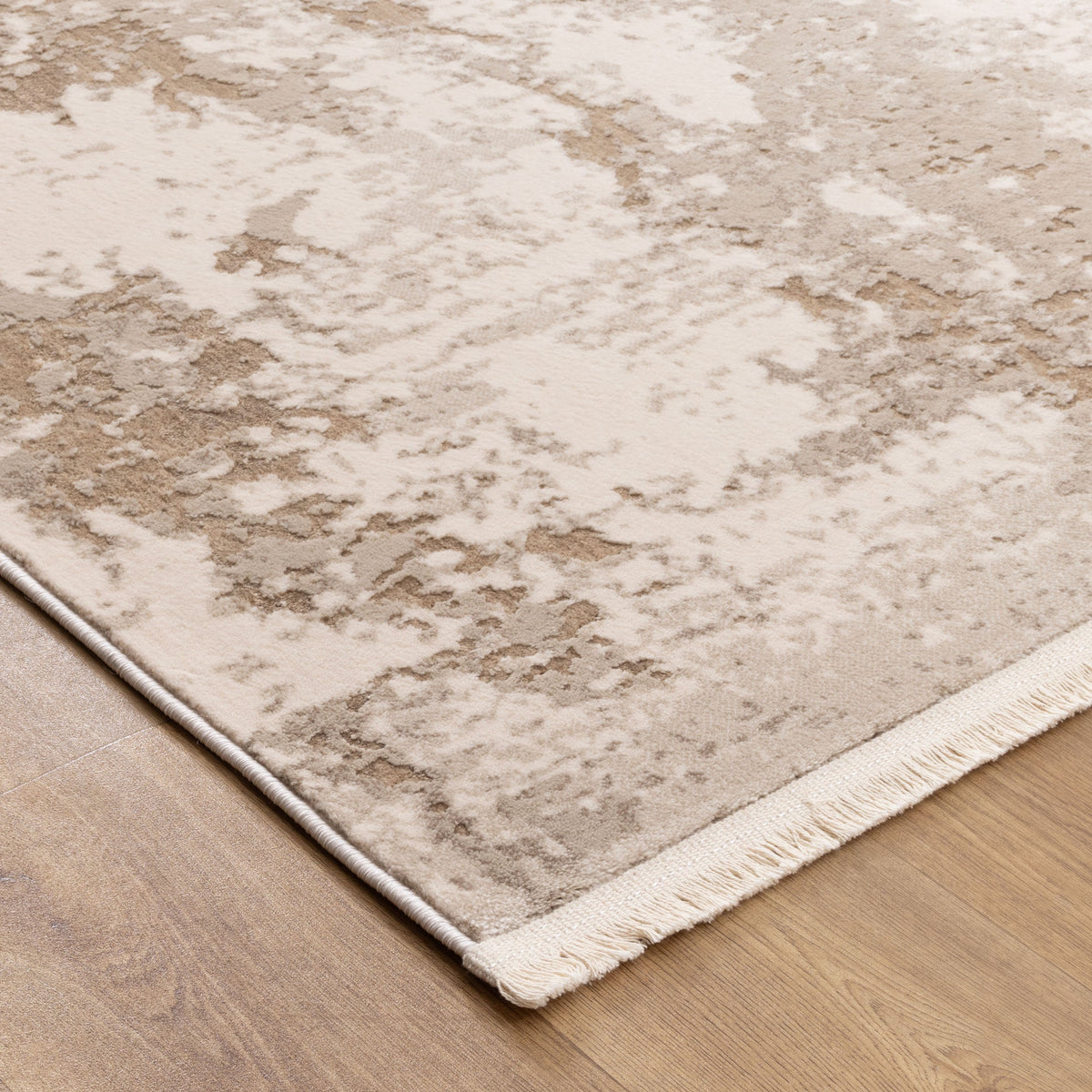 Bohemian Paradise One Modern Beige Rug - 01BEIG – view 3