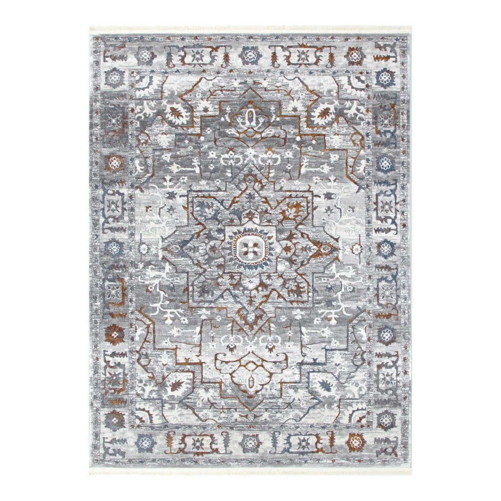 Bohemian Paradise Grey Multicolour Rug - 05GMUL – view 2