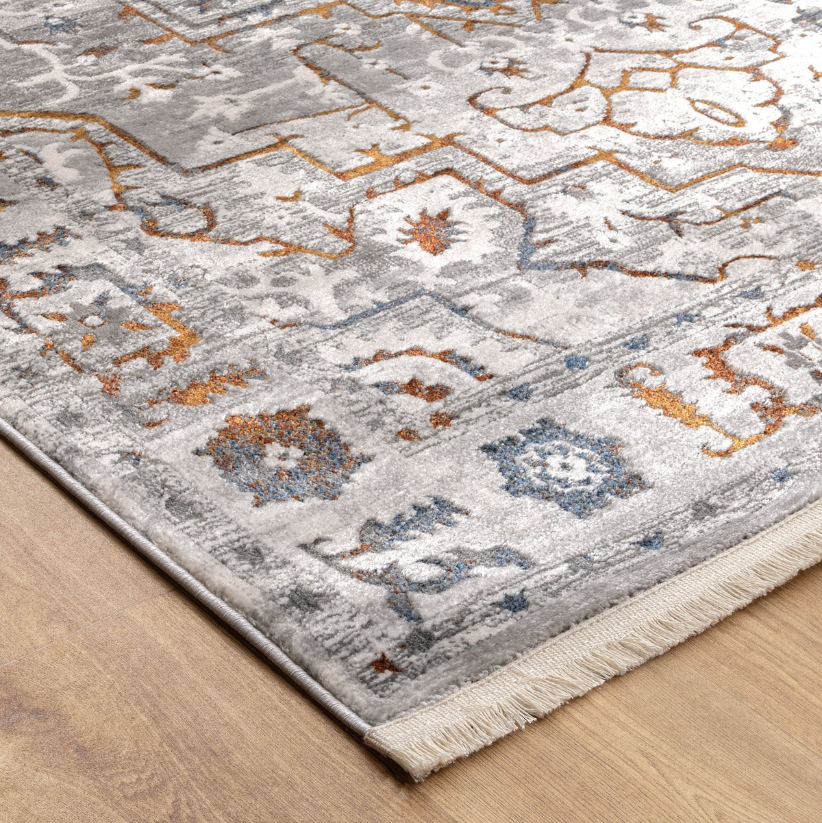 Bohemian Paradise Grey Multicolour Rug - 05GMUL – view 4