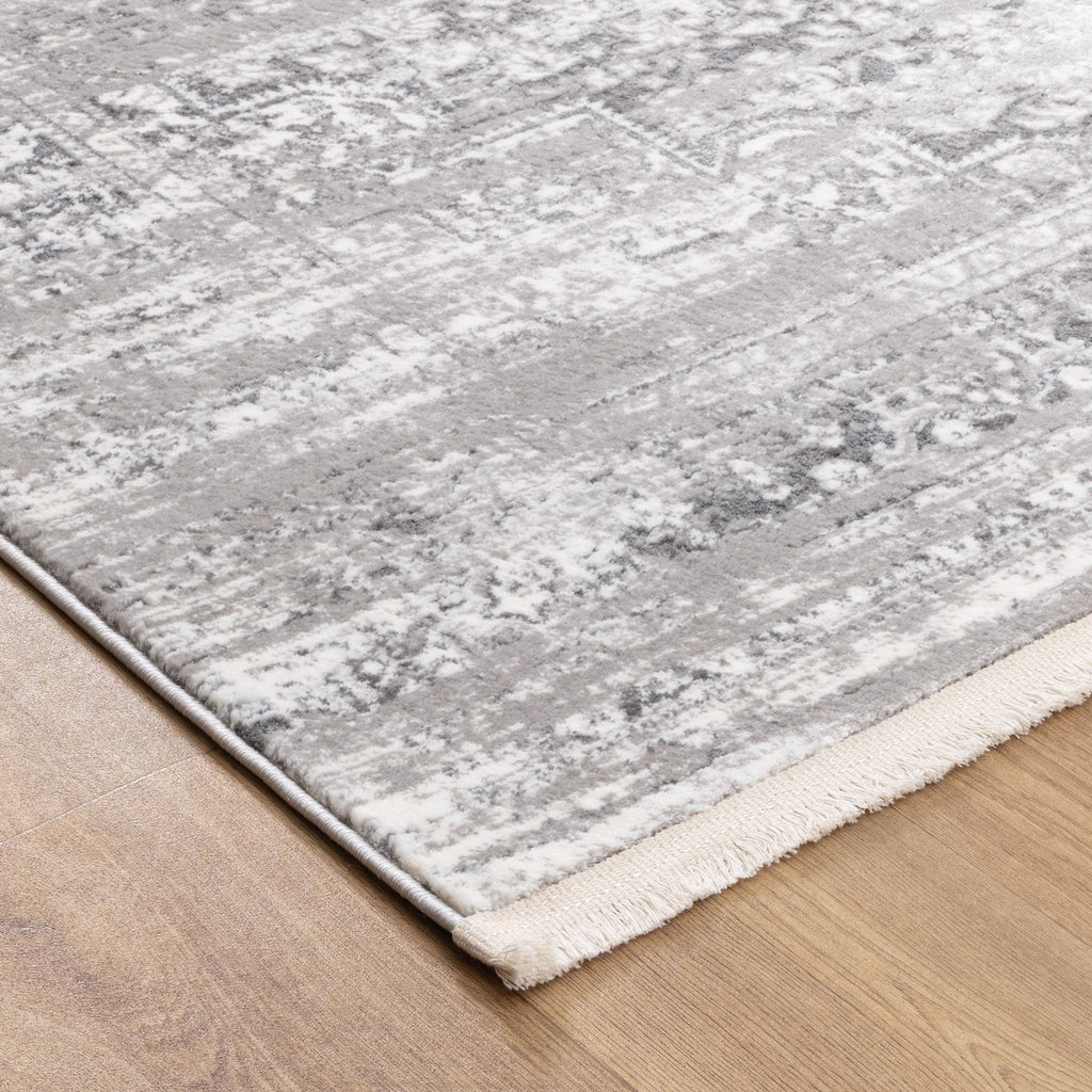Bohemian Paradise Medallion Grey Rug - 06GREY – view 3
