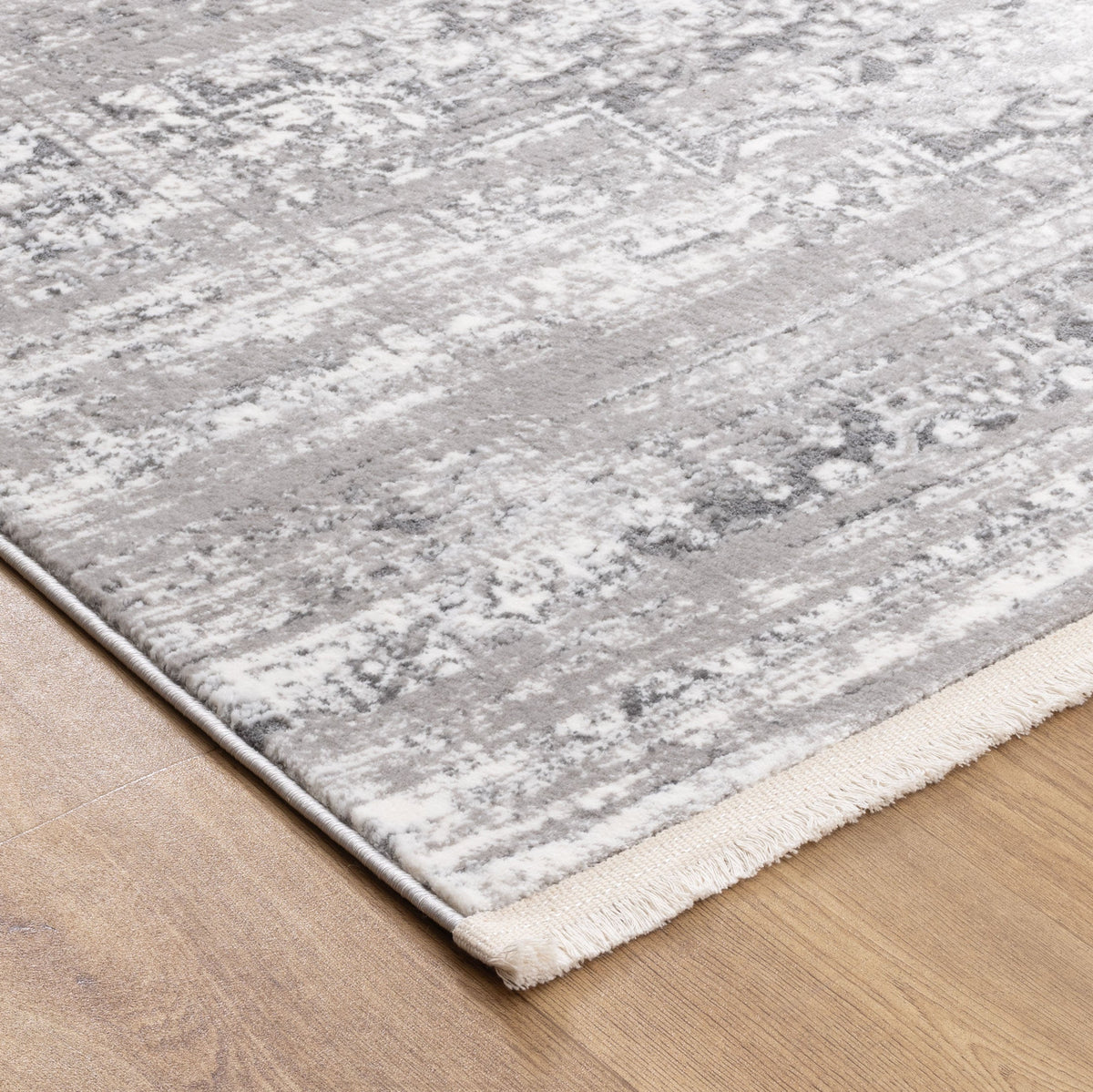 Bohemian Paradise Medallion Grey Rug - 06GREY – view 3