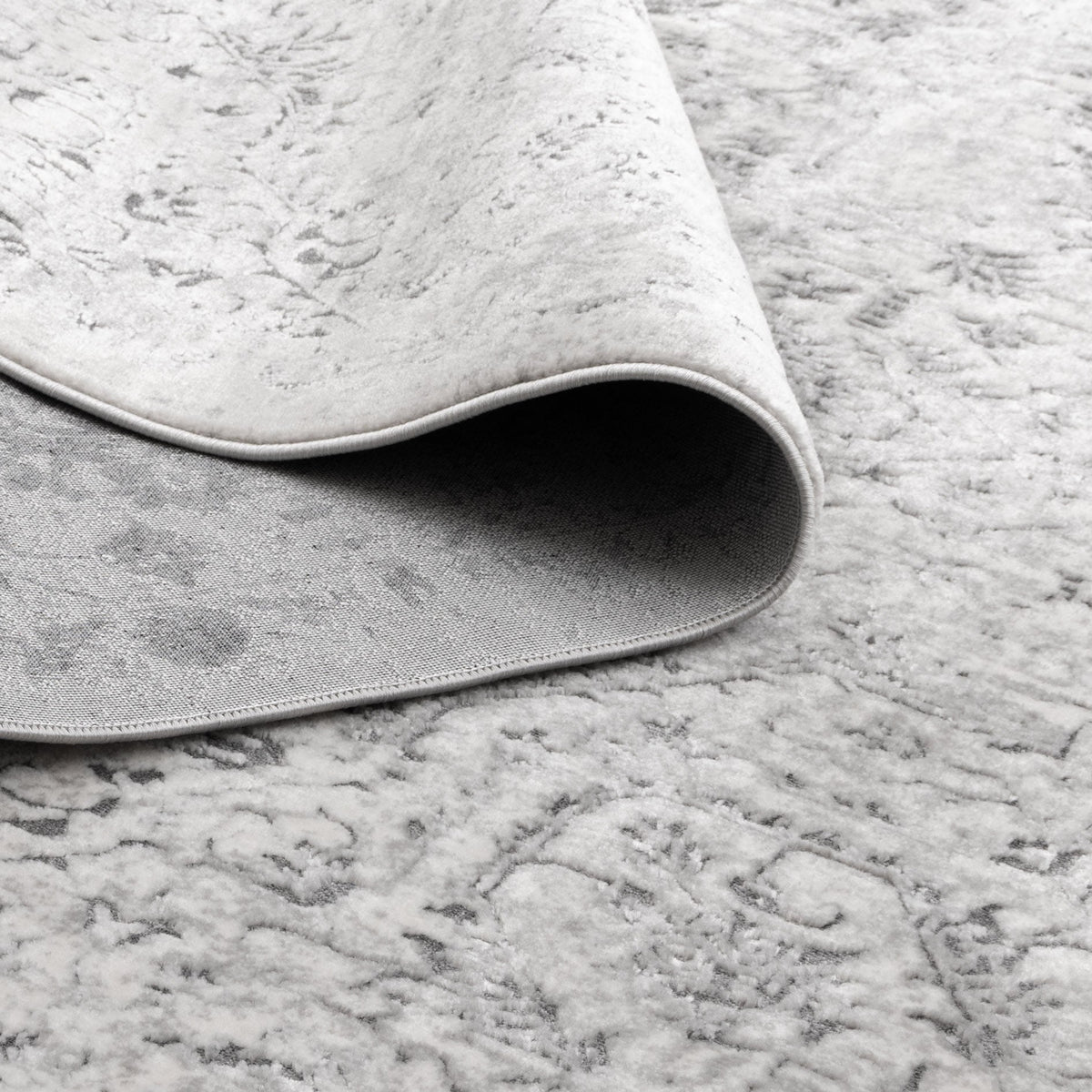 Bohemian Paradise Vintage Grey Rug - 07GREY – view 4
