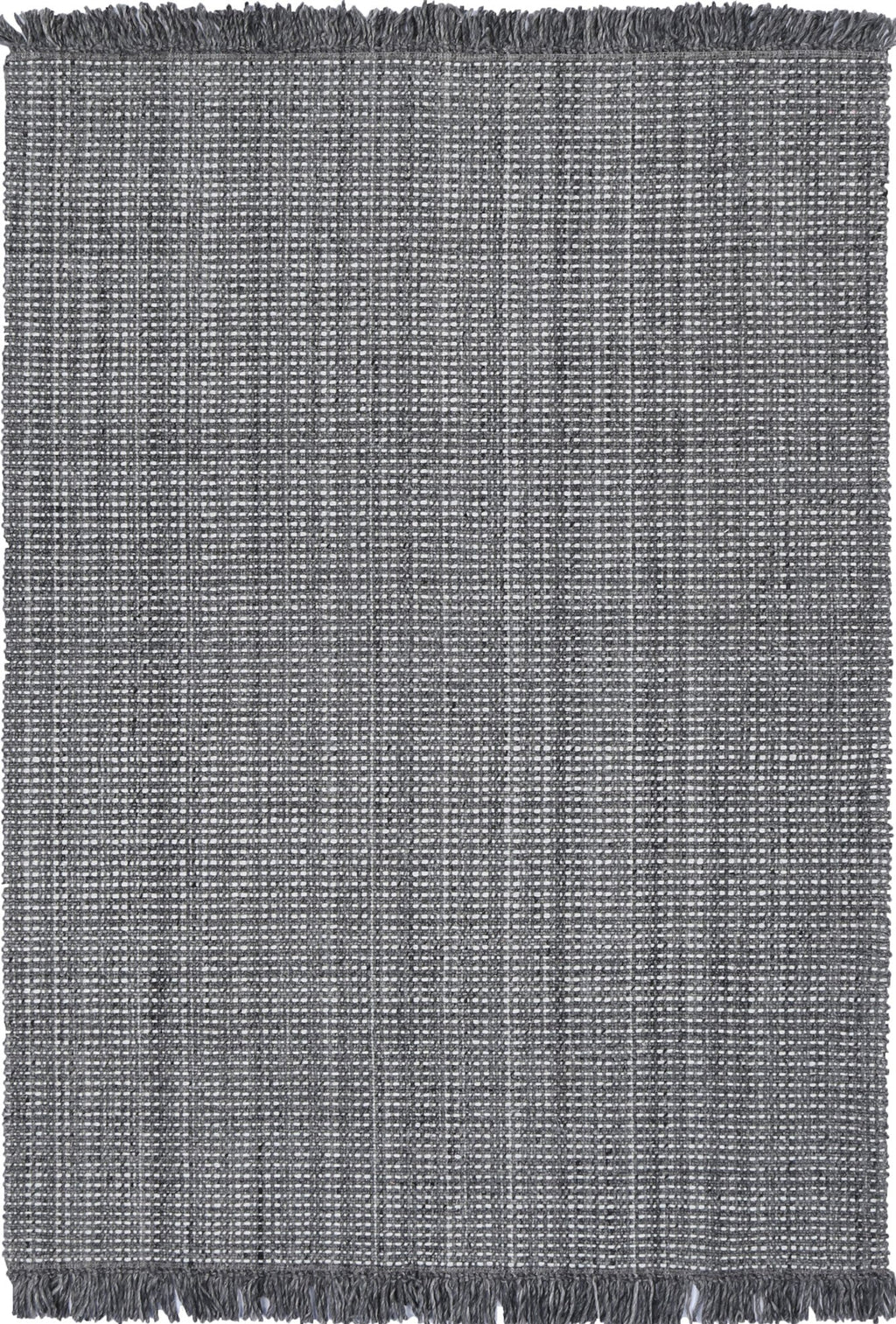 Boucle Salt & Pepper Wool Blend Rug full product view