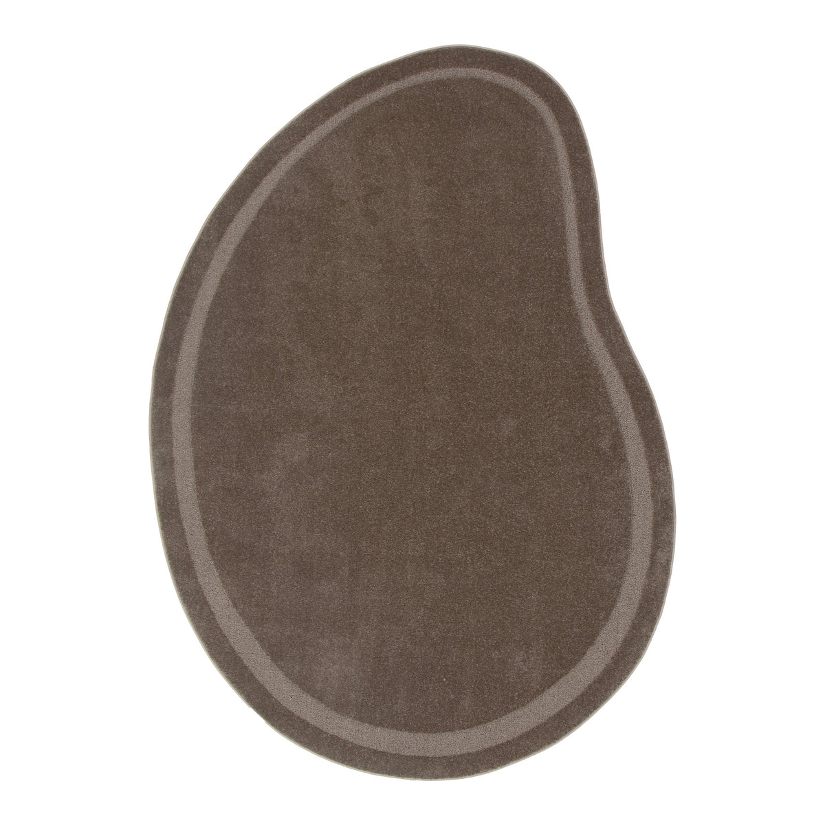 Nessa N800 Brown Jellybean Rug – view 2