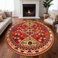 Traditional Red & Multi-Colored Tribal Medallion Rug Add a touch of tradition and vibrancy to your home with the BY-BS-59 Traditional Red & Multi-Colored Rug, showcasing a bold tribal medallion design. The central motif, inspired by classic tribal pattern