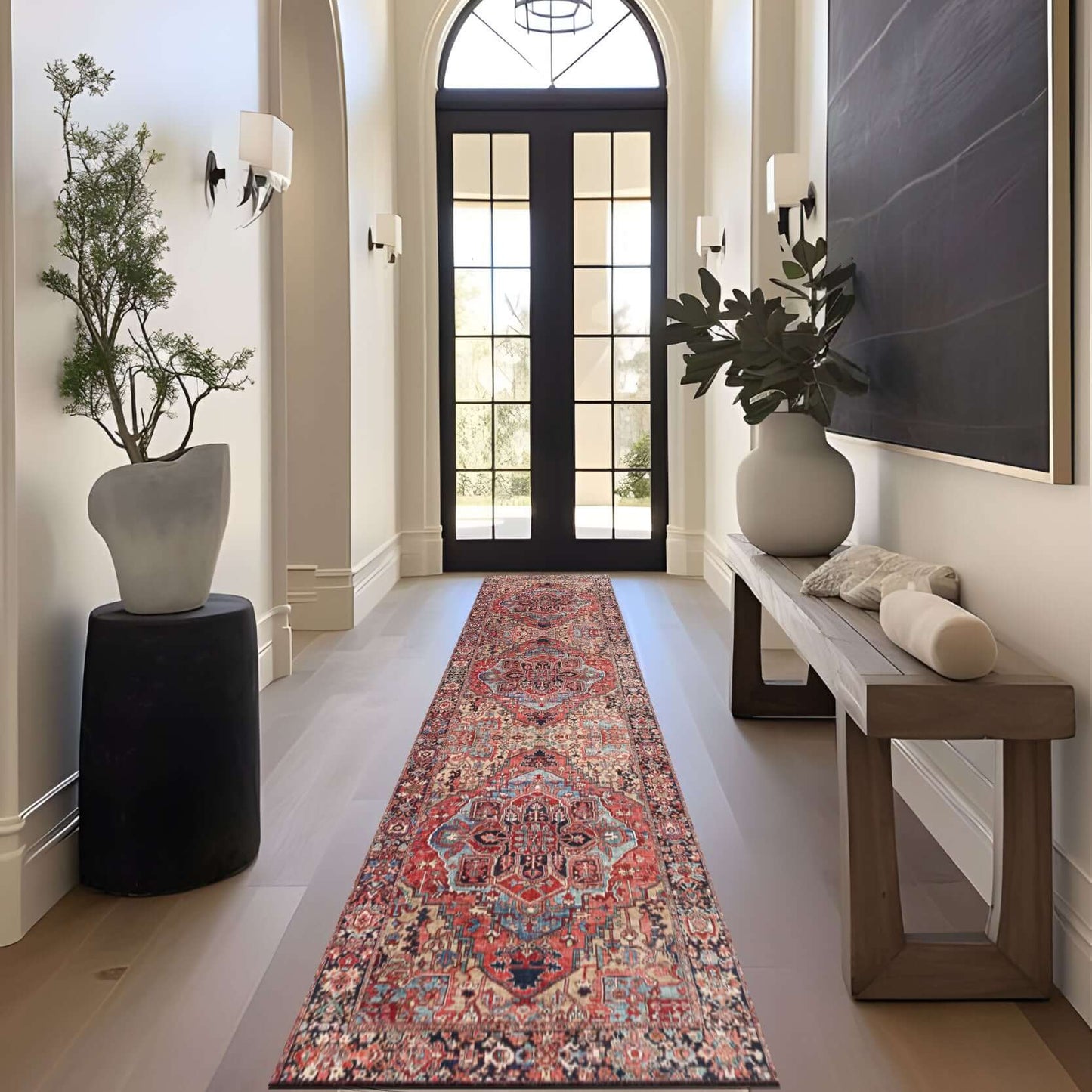 Heritage Persian-Style Rug - BY-BS-92 Collection Elevate your living space with the timeless elegance of the Heritage Persian-Style Rug, part of the BY-BS-92 Collection. Inspired by traditional Persian motifs, this rug features intricate patterns in a ric