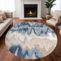 Ocean Mirage Rug Collection Transform your living space with the Ocean Mirage Rug Collection, a stunning fusion of modern artistry and timeless elegance. Featuring a mesmerizing blend of deep ocean blues, warm sandy beiges, and soft ivory tones, this rug