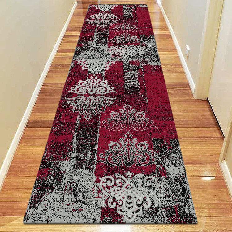 Boston 6968 Red Hallway Hallway Runner lifestyle view