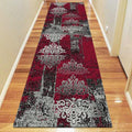 Boston 6968 Red Hallway Hallway Runner lifestyle view