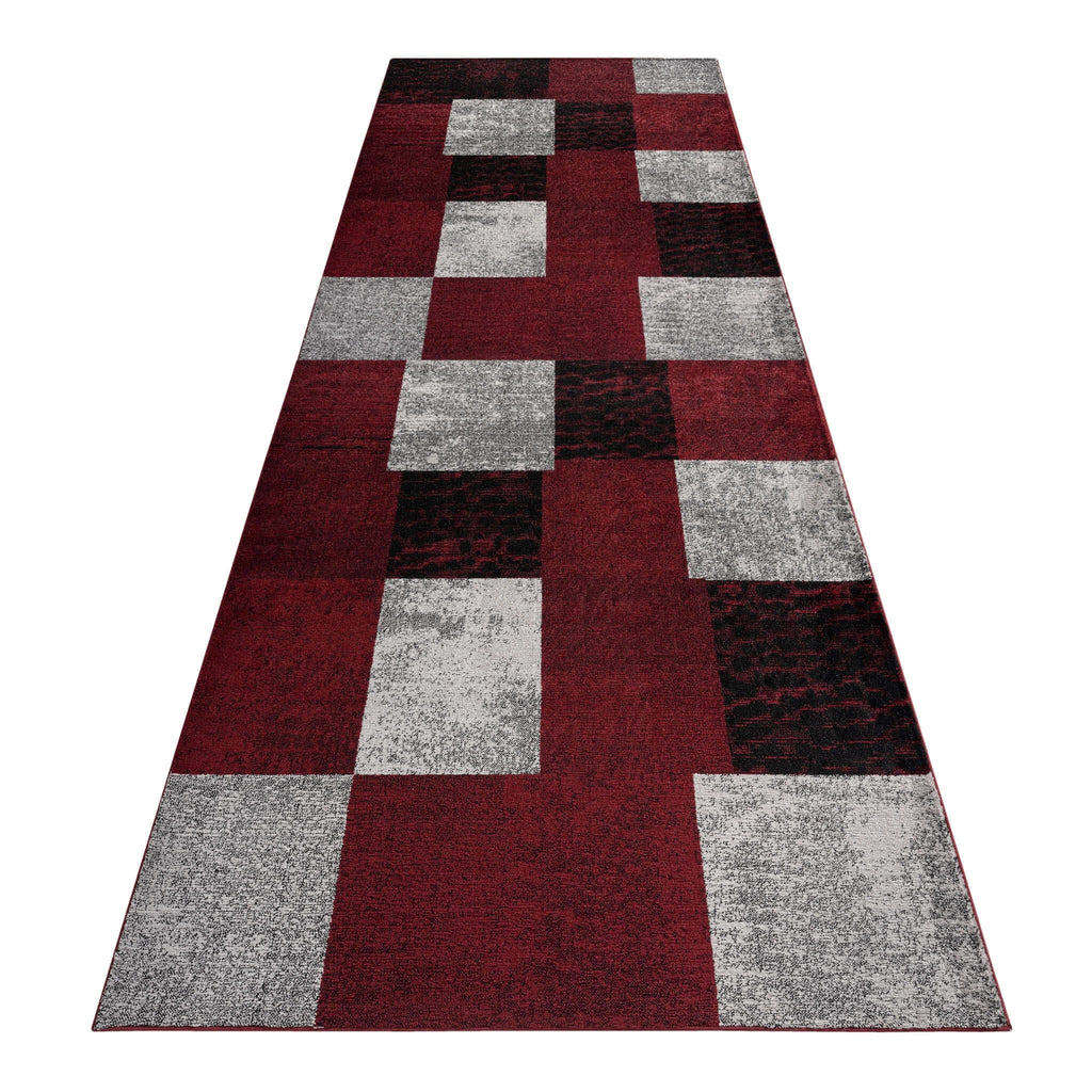 Boston 1166 Red Hallway Hallway Runner lifestyle view
