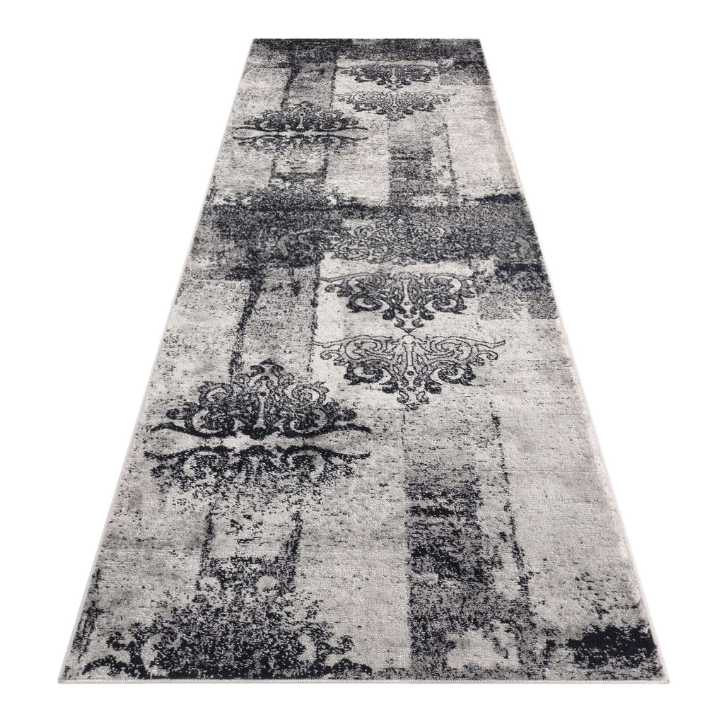 Boston 6968 Grey Hallway Hallway Runner lifestyle view