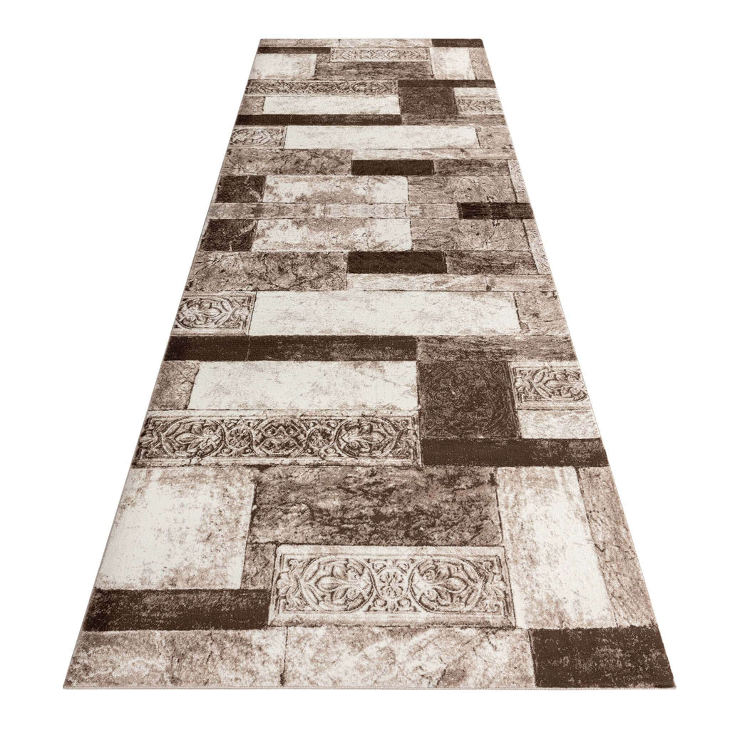 Boston 9619 Beige Hallway Hallway Runner lifestyle view