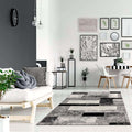 Boston 9619 Grey Turkish Rug lifestyle view