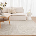 Clara Scandi Cream Rug - C108 styled with furniture